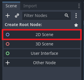 Image to add a 2D node