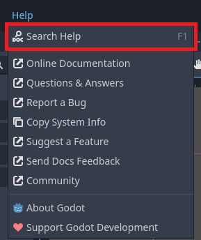 Image of the help search